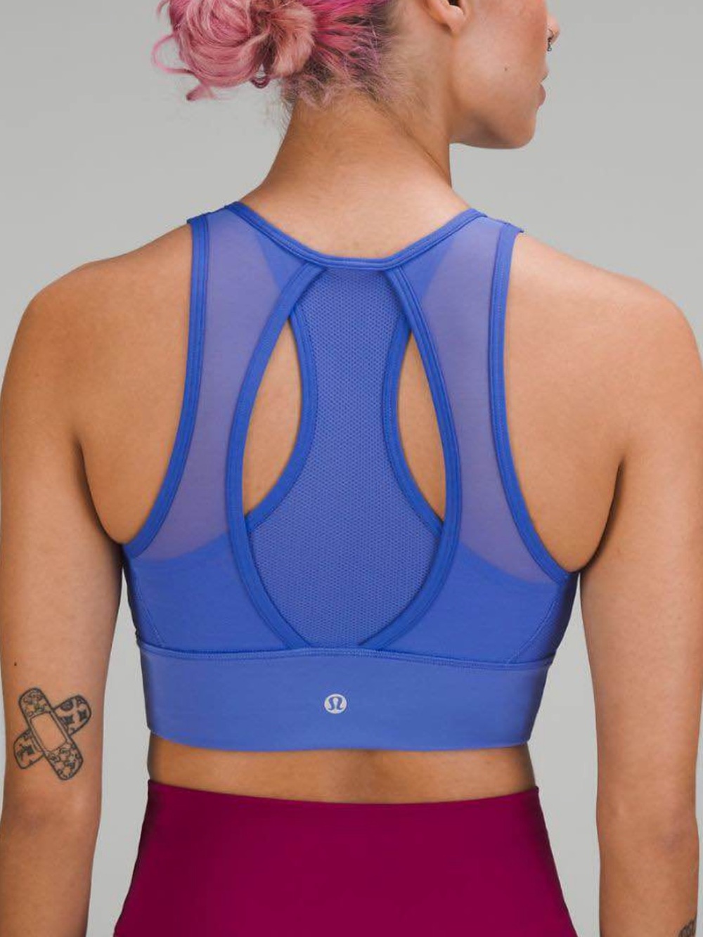 Lululemon Everlux High-Neck Train Cropped Tank Top Sports Bra